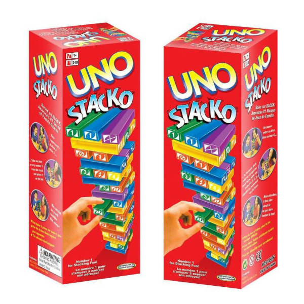 Julegave Uno Stacko Game Mattel 2023 Komplet small