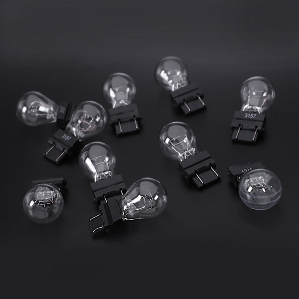 10x 3157 skarpe lyspærer Bakbrems Backup Revers S8 Signallampe Blinklys