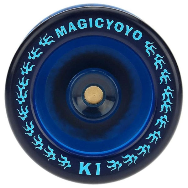 Responsiv Yoyo K1-pluss med Yoyo-sekk + 5 strenger og Yo-yo-hanske-gif, blå Blue