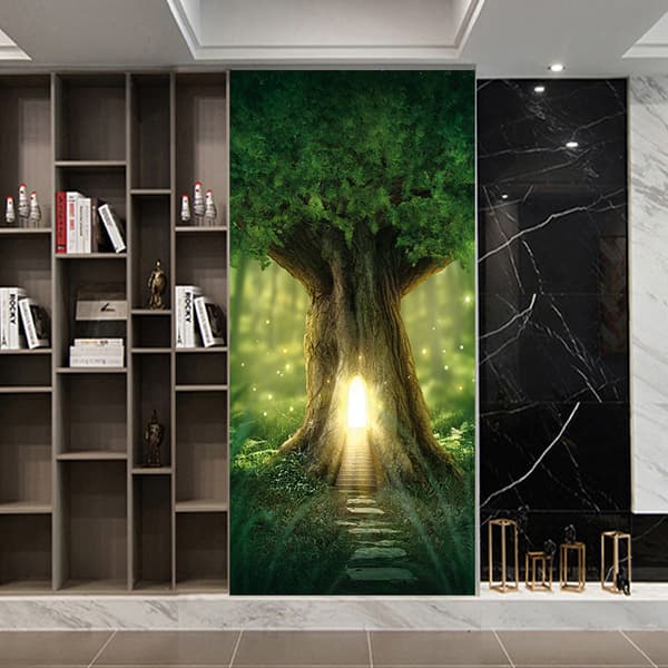 (38,5*200cm*2stk) 3D-effekt plakat dørklistremerke 32