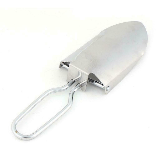 Mini Stålsammenklappelig Foldeskovl Camping Spade Værktøj W Have (sølv)(1stk)