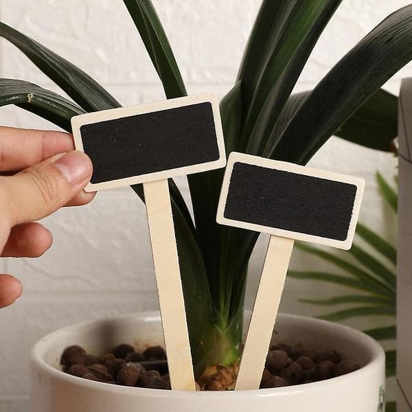Parti med 20 mini skifer til haveblomster og planter