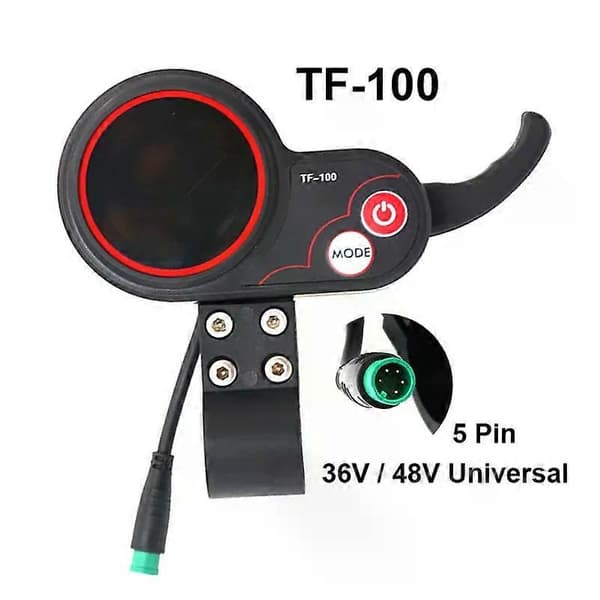36V 16A 48V 20A Børsteløs Motorcontroller TF-100 LCD Display Måler til Kugoo M4 El-løbehjul Cykel Modifikation