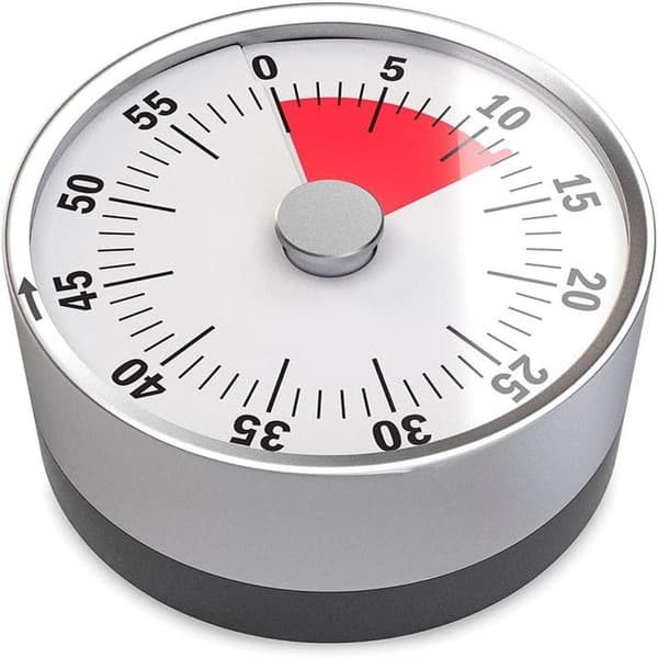 Basics Mechanical and Magnetic Timer. Max 60 Minutes. Audible