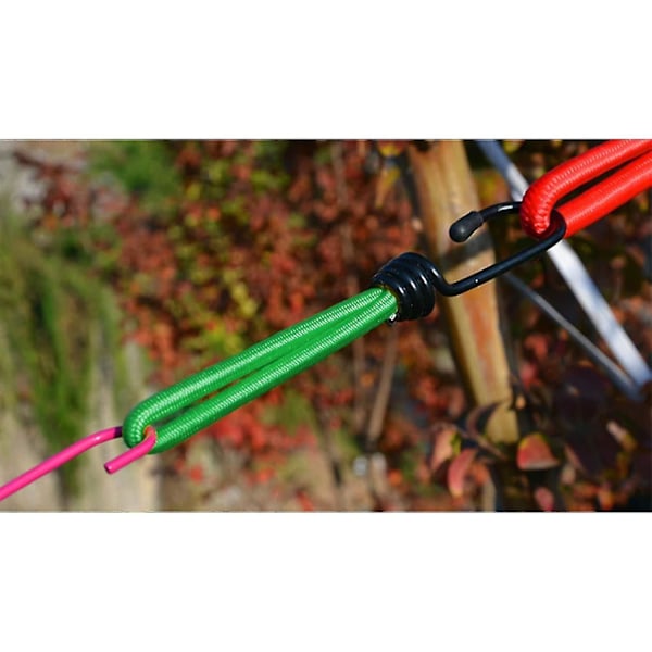 12 st Bungee Hook, Tarp Bungee Hook Elastisk Bungee Snören Camping Med Hook