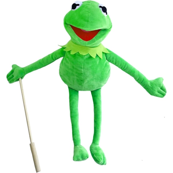 Kermit Frog-dukke med avtakbar kontroll trestang, The Puppet Movie Show Myk utstoppet plysj