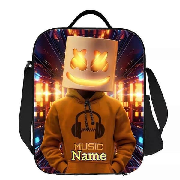 Marshmello Isolert Matboks Gutter Jenter Lekkasjesikker Skole Matboks F