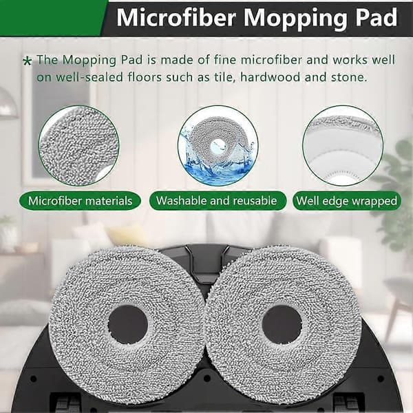 Lämplig för Irobot Roomba Plus 405 / 505 kombinationstillbehör Reservdelar Sidoborste Mopp Dammpåse