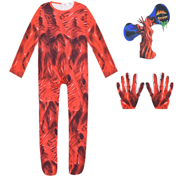 Halloween cosplay rollespil kostumer digitalt tryk rollespil jumpsuit style2 140