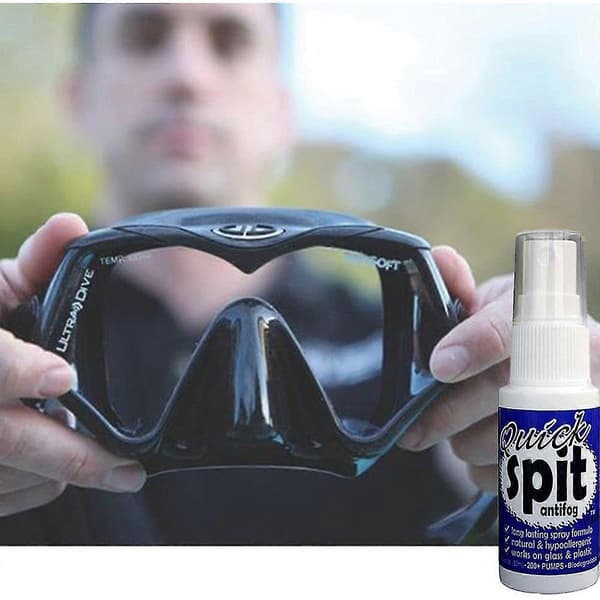 JAWS Quick Spit 1 oz. Anti-dugg sprayformel Blå