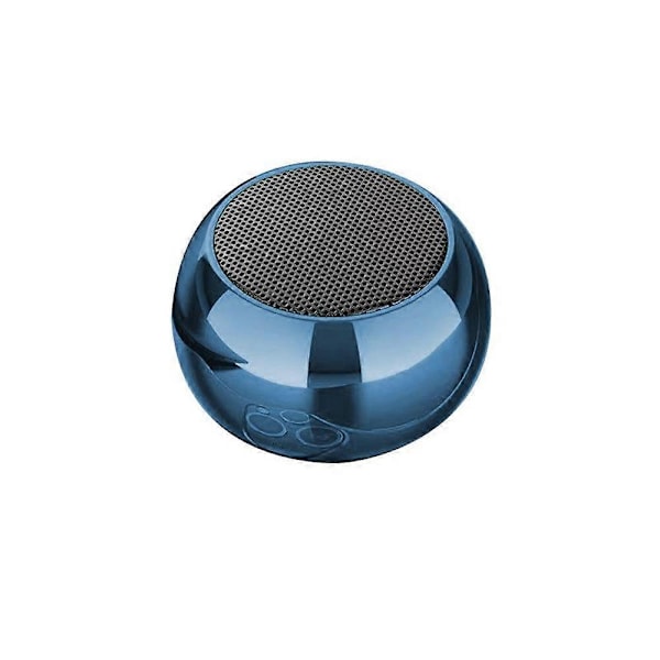Mini Bærbar Trådløs Bluetooth Høyttaler Liten Subwoofer Høy Lyd Blue