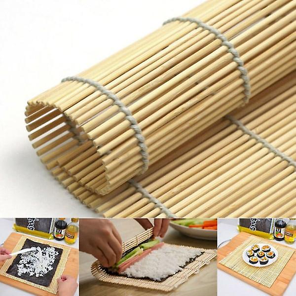 Sushi Rulle Bambu Matta Handrulle 24*24 White Leather Roll Matt Plast Kimbap Mold