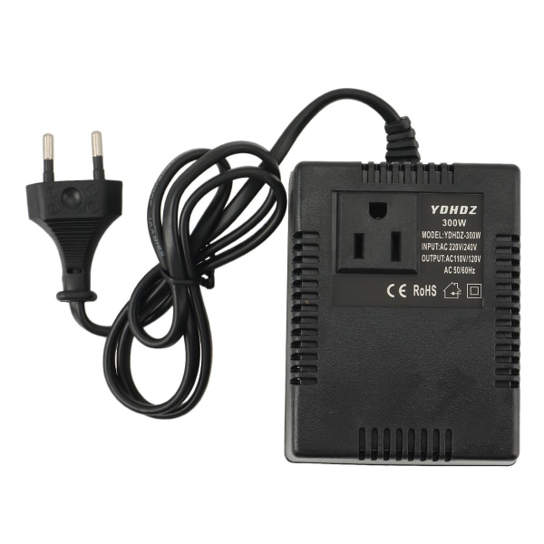 300w Spændingsomformer 220v til 110v Transformer Transformer Spændingsomformer Rejseadapter Eu Plus
