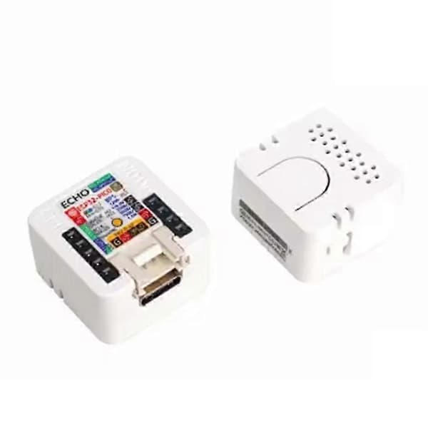 M5Stack ATOM Echo Smart Speaker utviklingssett, programmerbar smart høyttaler innebygd ESP32 Bluetooth Wi-Fi IoT White