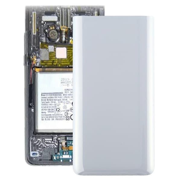 Batteri Bakdeksel For Samsung Galaxy A80 Silver