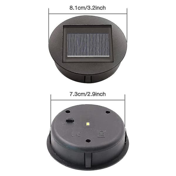 4 stk. udskiftning af solcellelamper med LED-pærer, udskiftning af solcellelamper, LED-solcellelamper