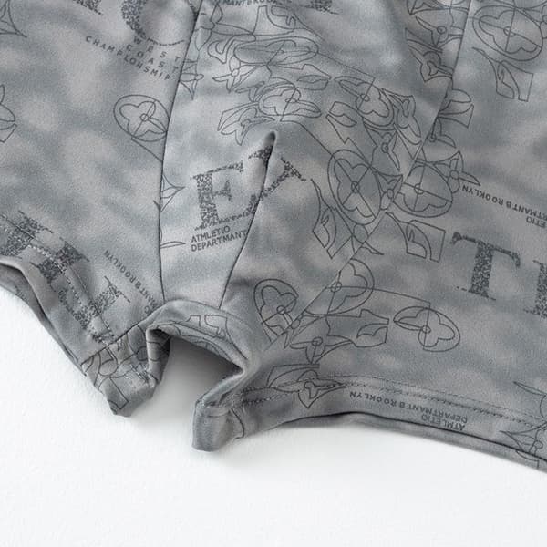 4-pack tic herr- och tonårskläder avslappnad mode plus size tryckta boyshort-underkläder Joker 1 S