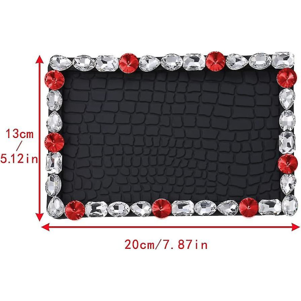 Bling sklisikker pute for bildashbord, universell sklisikker matte for telefoner Solbriller Taster Elektroniske enheter