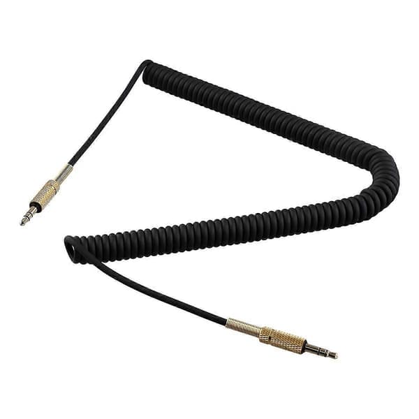 Lydkabel til Bluetooth-højttalerforbindelseskabel Mobiltelefon Dobbelt 3,5 mm Lydkabel Stereo Tilbehør A Matt Black