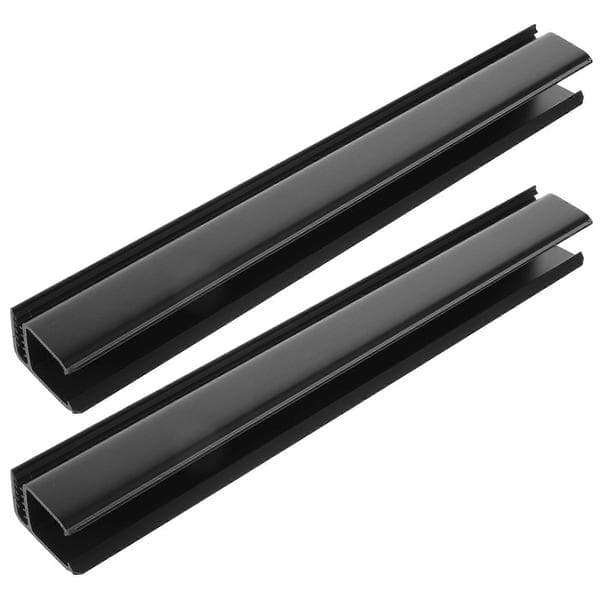 2 stk. golfbil frontrute klips golfbil frontrute stripe golfbil tilbehør 32,00X4,00X3,00CM Svart