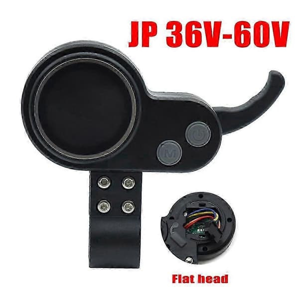 Til JP Display 36V-60V Motor Børsteløs Controller LCD Display Panel Tommelfingergas til FLJ T11 T113 El-løbehjul, B