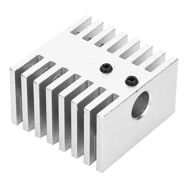 Heat Sink Block Enkelt hoved aluminiumslegering DIY ekstruderet 3d printer tilbehør