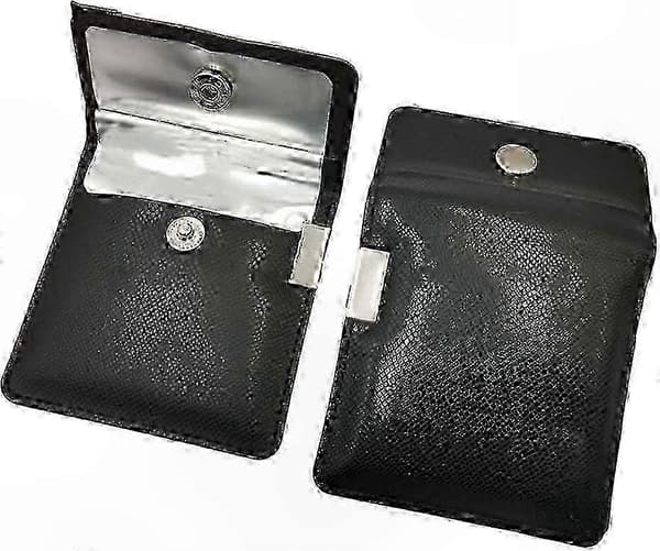Bærbart askebæger med læderetui - 2-pak til lugtfri og diskret brug
