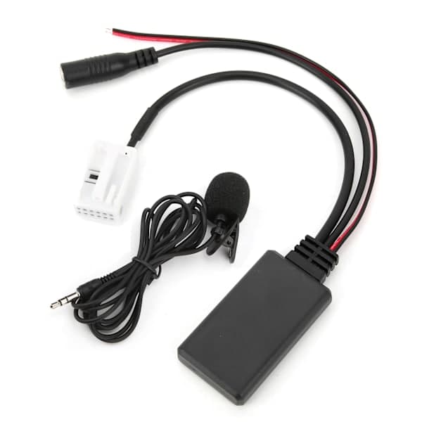 Bluetooth 5.0 AUX-kabel Lydadapter med Mikrofon for Audi A4 B7 TT A8 R8 A3 Håndfri Erstatning