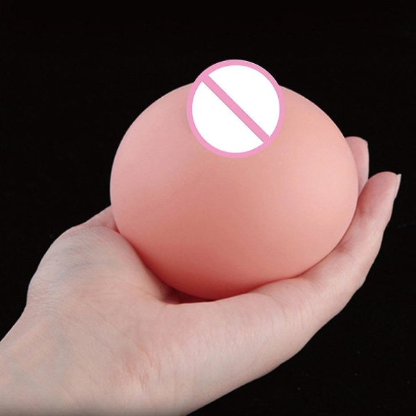 Nyhet Soft Squeeze Ball Squeeze Breast Boob Vattenboll Bouncy Prank Leksaker