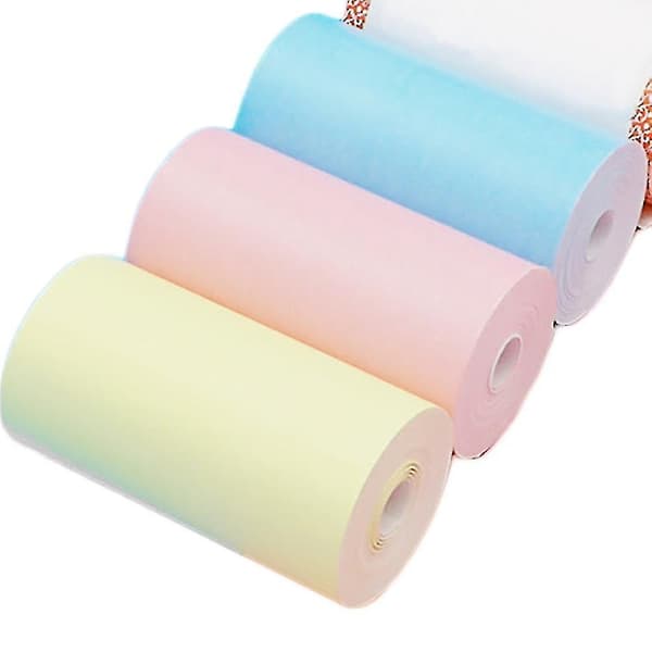 6 ruller 57x30mm termisk papir for Peripage Photo A6 mini skriver