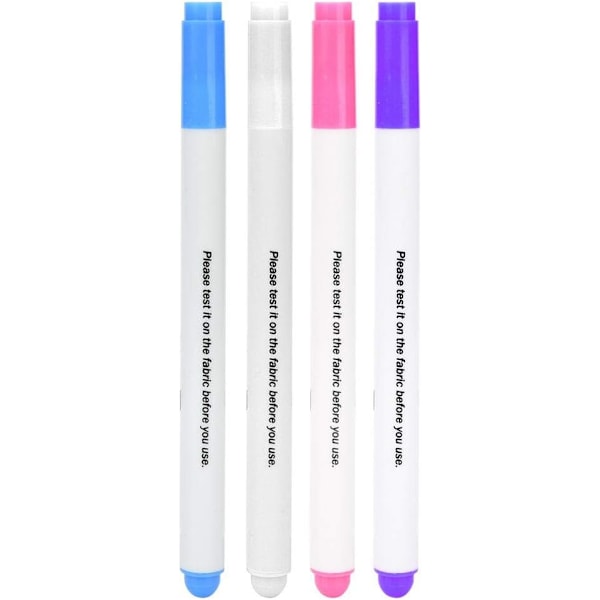 Zerodis Fabric Marking Pen, Water Erasable Fabric Marking Pen Sewing Accessories for Leather DIY