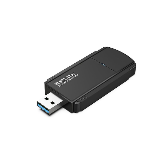 5g USB Wifi Adapter 1300mbps Adapter Gigabit Ethernet Dongle 2,4g&5ghz 802.11ac Mini Bärbar Wi-Fi