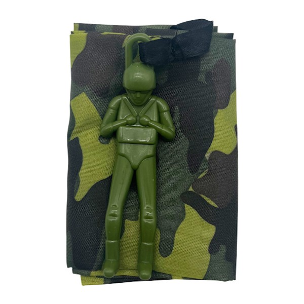 Pcs Kids Hand Throwing Parachute Fun Outdoor Play Sports Toy with Mini Soldier 1 pcs Military Green