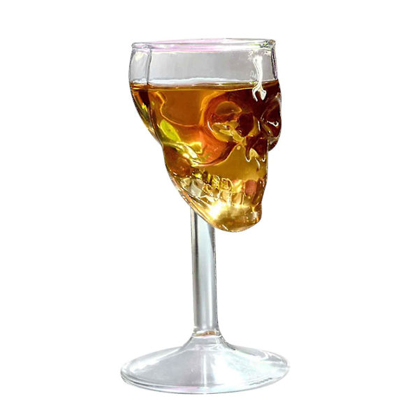 Mini Skull Glas Crystal Skull Bägare Rödvinsglas Whisky Dryckkopp Kaffekopp (gratis frakt)