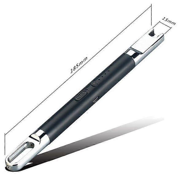 Elektronisk Lighter Bærbar Komfur ARC BBQ Lighter Vindtæt Plasma Pulserende Lys Lighter Flameless USB Genopladelig Lighter Blå