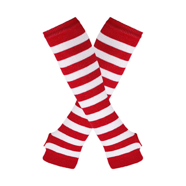 1/2/3/5 Polven yläpuoliset sukat paksuille reisille Helppokäyttöiset ja tyylikkäät Punainen ja valkoinen Red and white 1Set