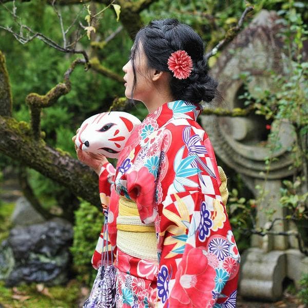 Bevarte blomster Kimono Hodeplagg for dekorasjon Kvinnelige hårtilbehør 1 sett