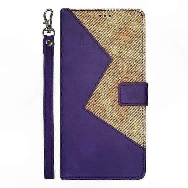 PU-läderfodral med kortfack för Fairphone 5 Purple