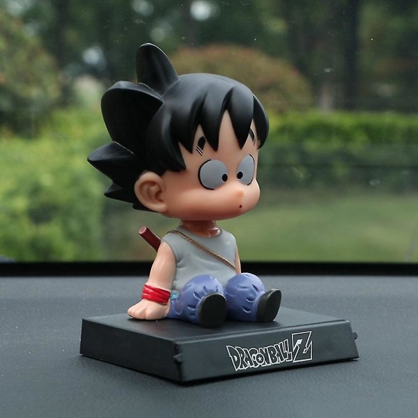 10 cm Anime Dragon Ball Z toimintafiguuri Goku Krillin pudistava päätä nukke auton sisustus punainen Goku
