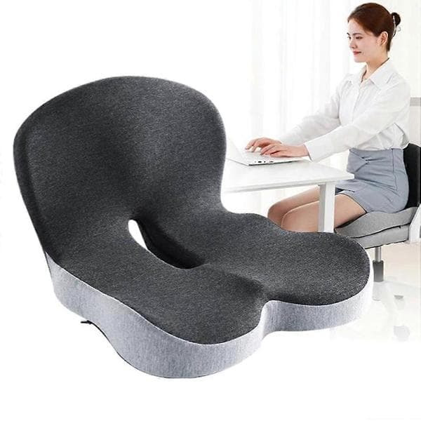 BEBAS Ergonomisk Svankstödskudde i Memory Foam för Bil, Kontorsstolar och Rullstolar