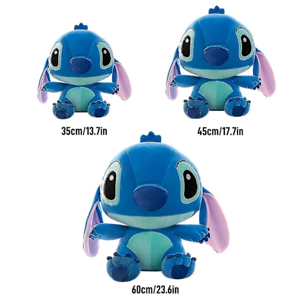 2023 Stitch Plysch Doll Toys Anime Lilo And Stitch Stich Plysch Leksaker Barn Present 45cm