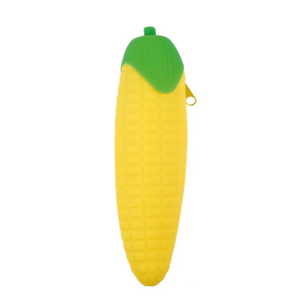 Morot Banan Frukt Silikon Case Förvaring Pennväska Myntväska Nyckelplånbok Corn**