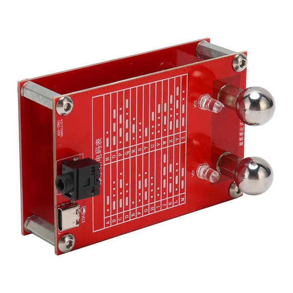 Automatisk Telegrafnøgle 5V CW Morsekode Nøgle med Magnetisk Base til Kortbølgeradio 3.5mm Jack-interface