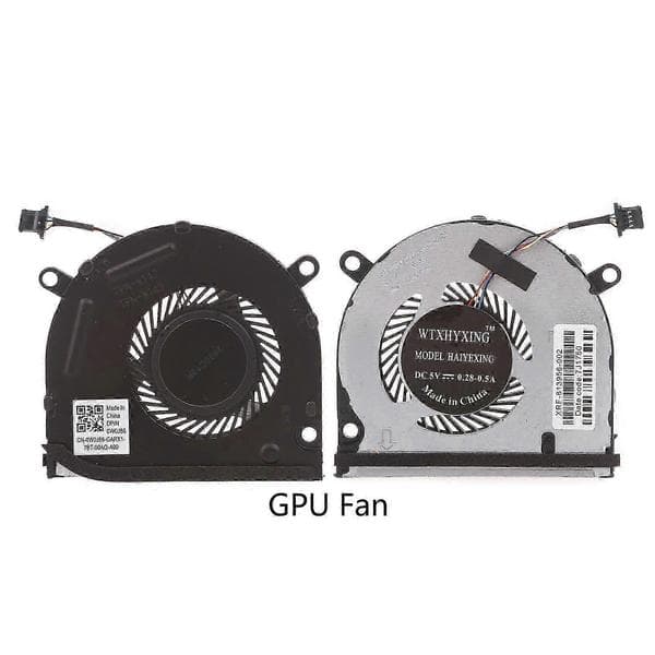 HP ENVY X360 15-DS 15-DR Køleventilator L53542 L53541-001 DC 5V 0.5A CPU GPU Køler Radiator CPU GPU