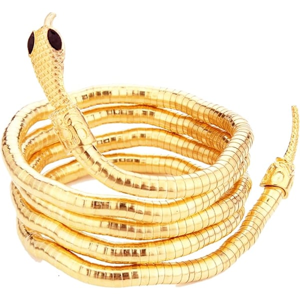 Böjlig orm armband för kvinnor Justerbar Punk orm Choker - Flexibel Multi-Purpose Medusa Halsband Hollween Smycken