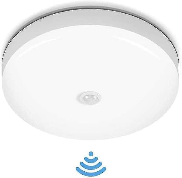 LED taklampe med 12W bevegelsessensor, lyd- og lysstyring, induksjon taklampe