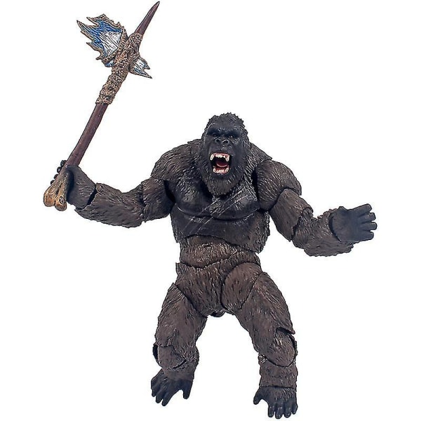 2021 King Kong Vs Godzilla Gorilla Monster Model Pvc Dyrefigurer Legetøj Fødselsdag
