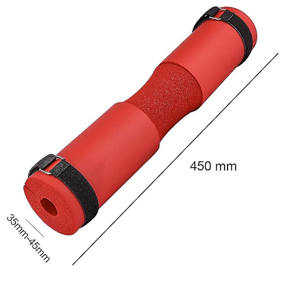 Skivstång Squat Nackskydd Kudde Skum Axelvadd Fitness Vadderade Squat Pads För Gym Tyngdlyftning Höft Glute Övningar Red