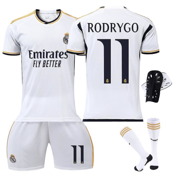 2324 Ny Real Madrid hemmafotbollströja number 11 M