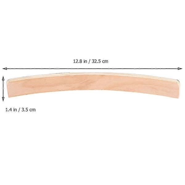 Træbase fotostativ base til spillekort 2 stk beige holdbar holder